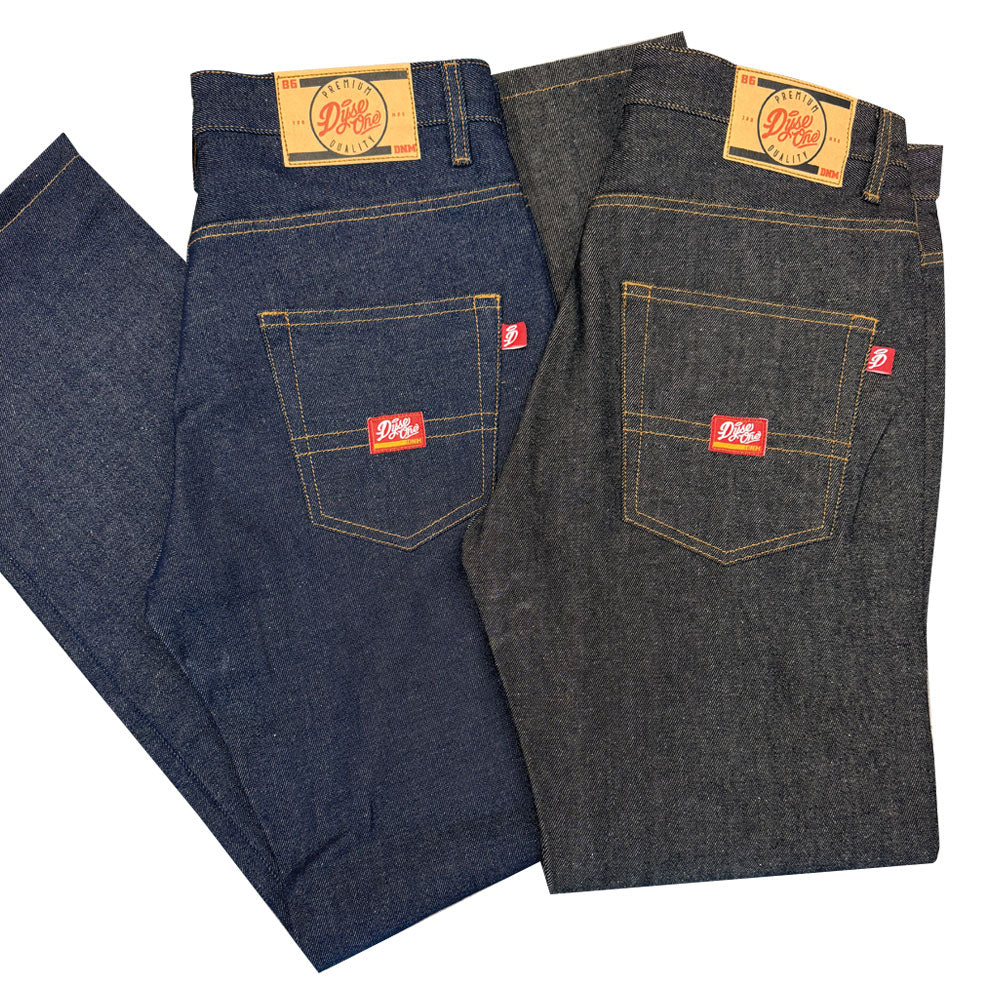 DYSE ONE ダイスワン スモーキン デニムパンツ W42 Dyse One Classic Denim Jeans – Black & Indigo – Official Dyse One