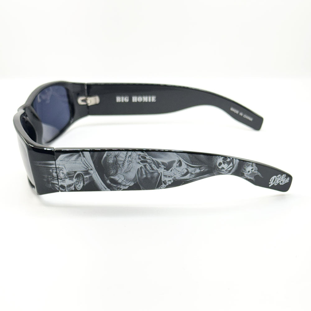 Dyse One 2 Tha Brain Sunglasses – Black