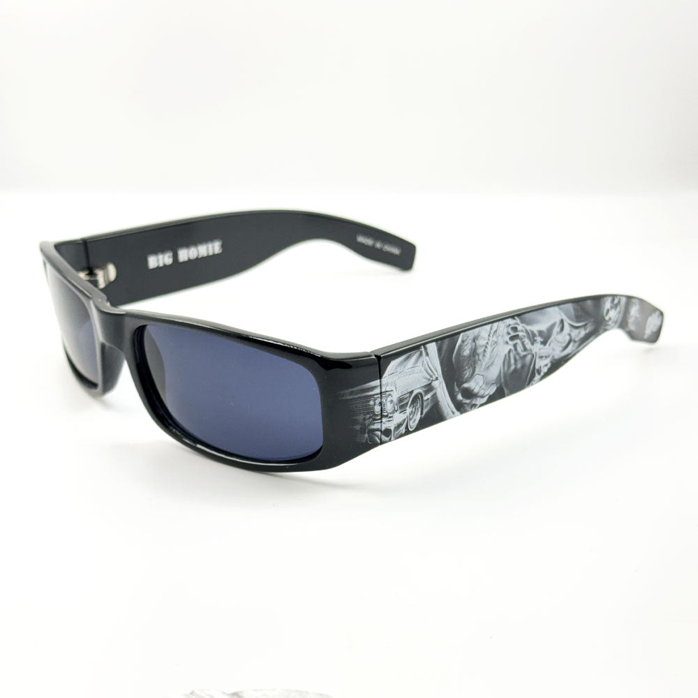Dyse One 2 Tha Brain Sunglasses – Black