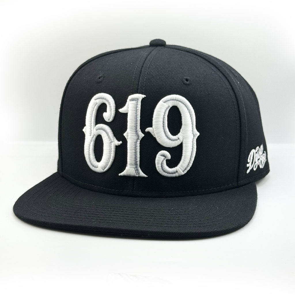 Dyse One San Diego 619 Snapback Hat Black