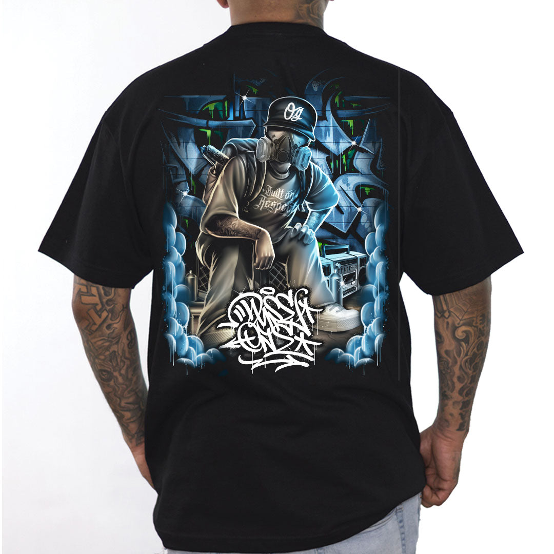 Dyse One Aerosol Heavyweight Tee Black