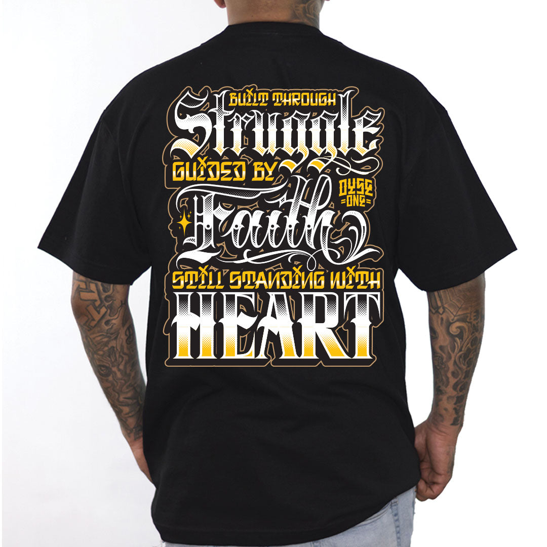 Dyse One Heart Heavyweight Tee Black