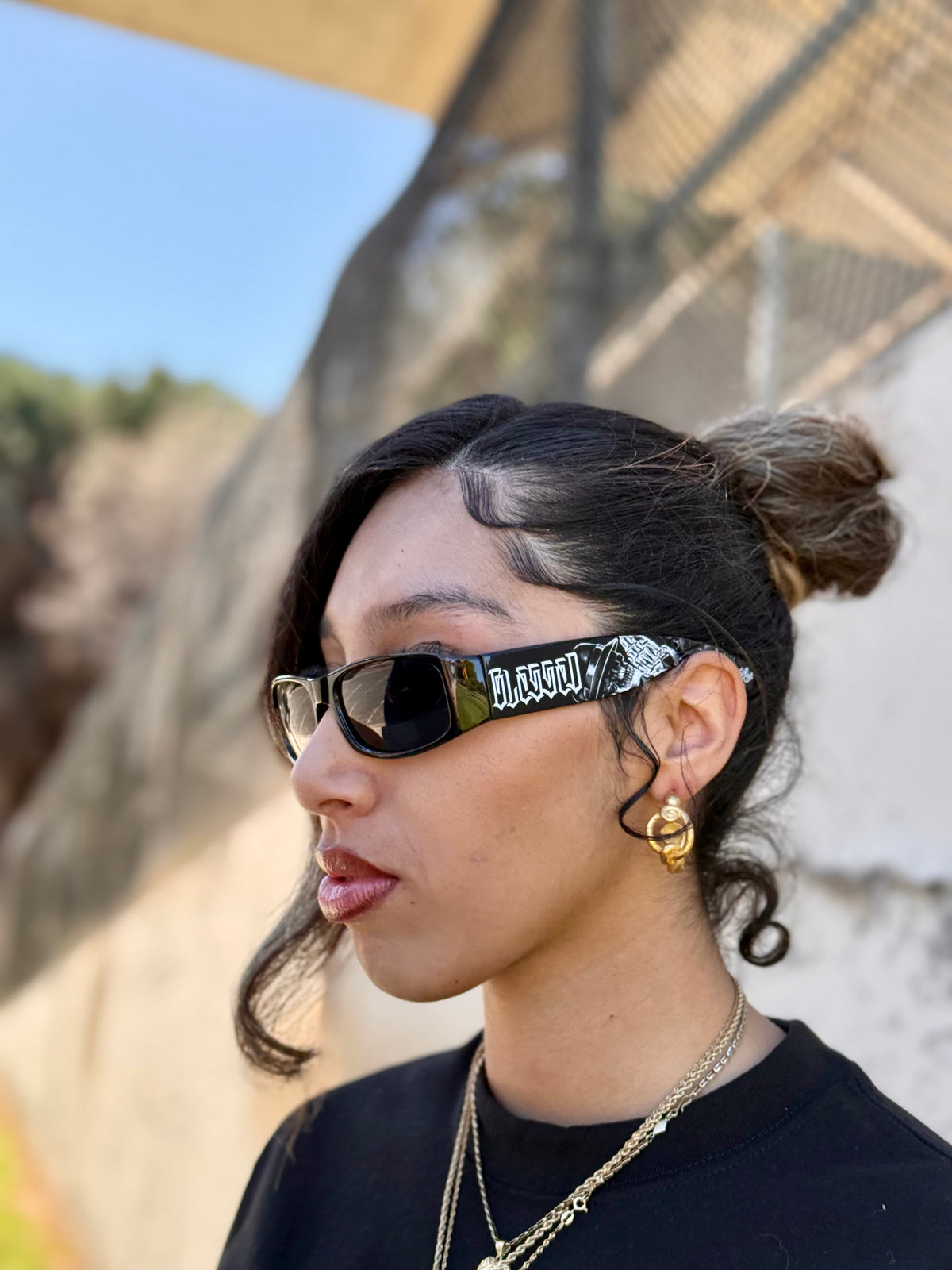 Dyse One Blessed Sunglasses – Black