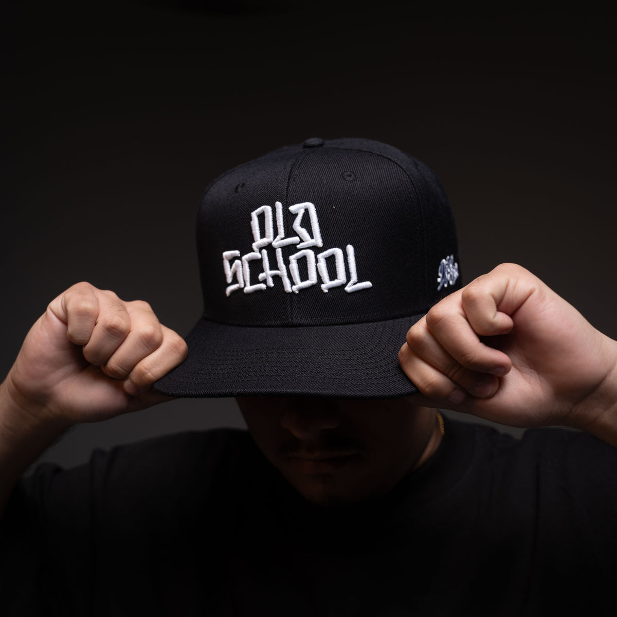 Dyse One Old School Snapback Hat - Black