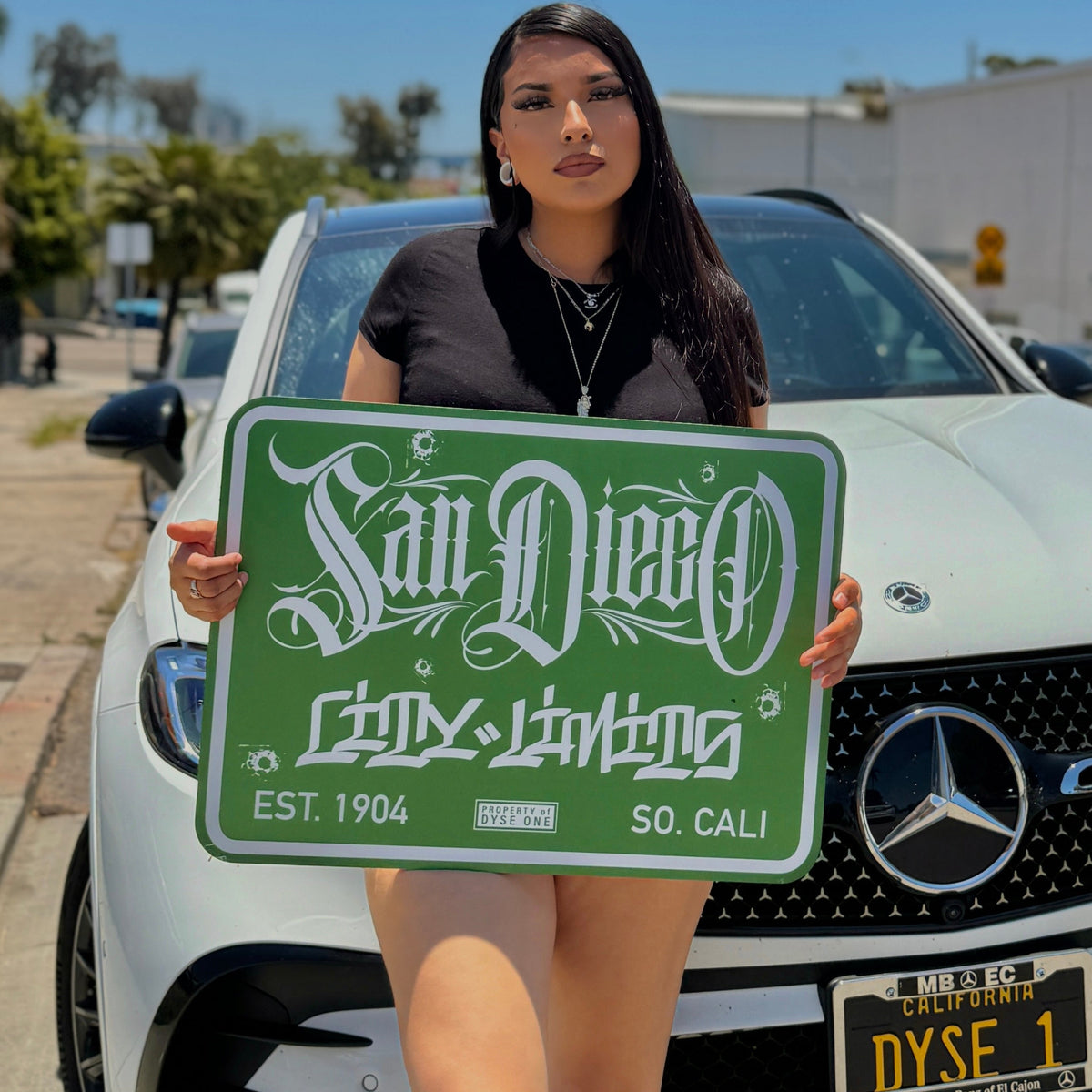 Dyse One San Diego City Limit Sign