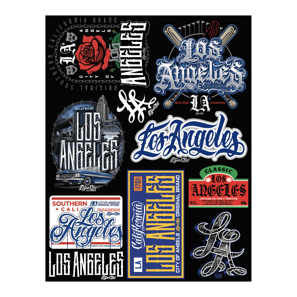 Dyse One Los Angeles Sticker Sheet