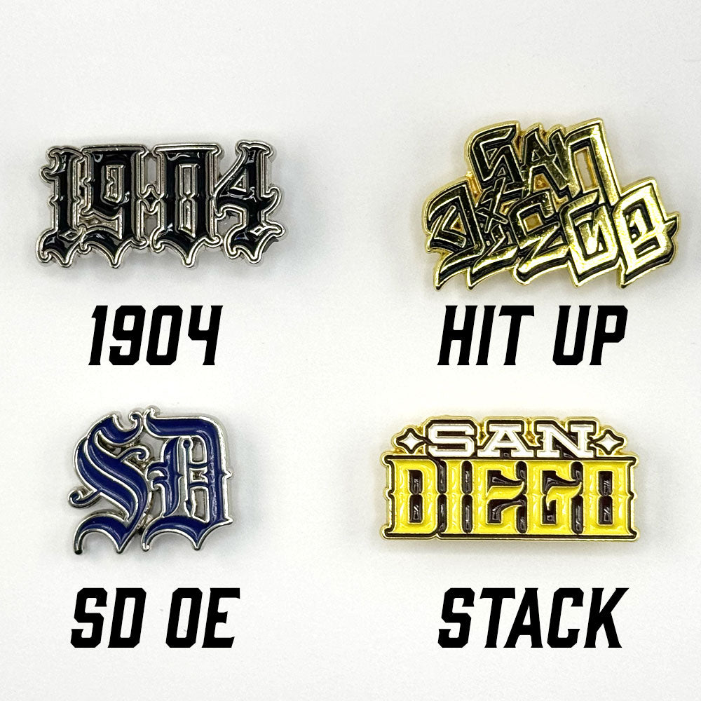 Dyse One San Diego Enamel Pins (4 Styles)