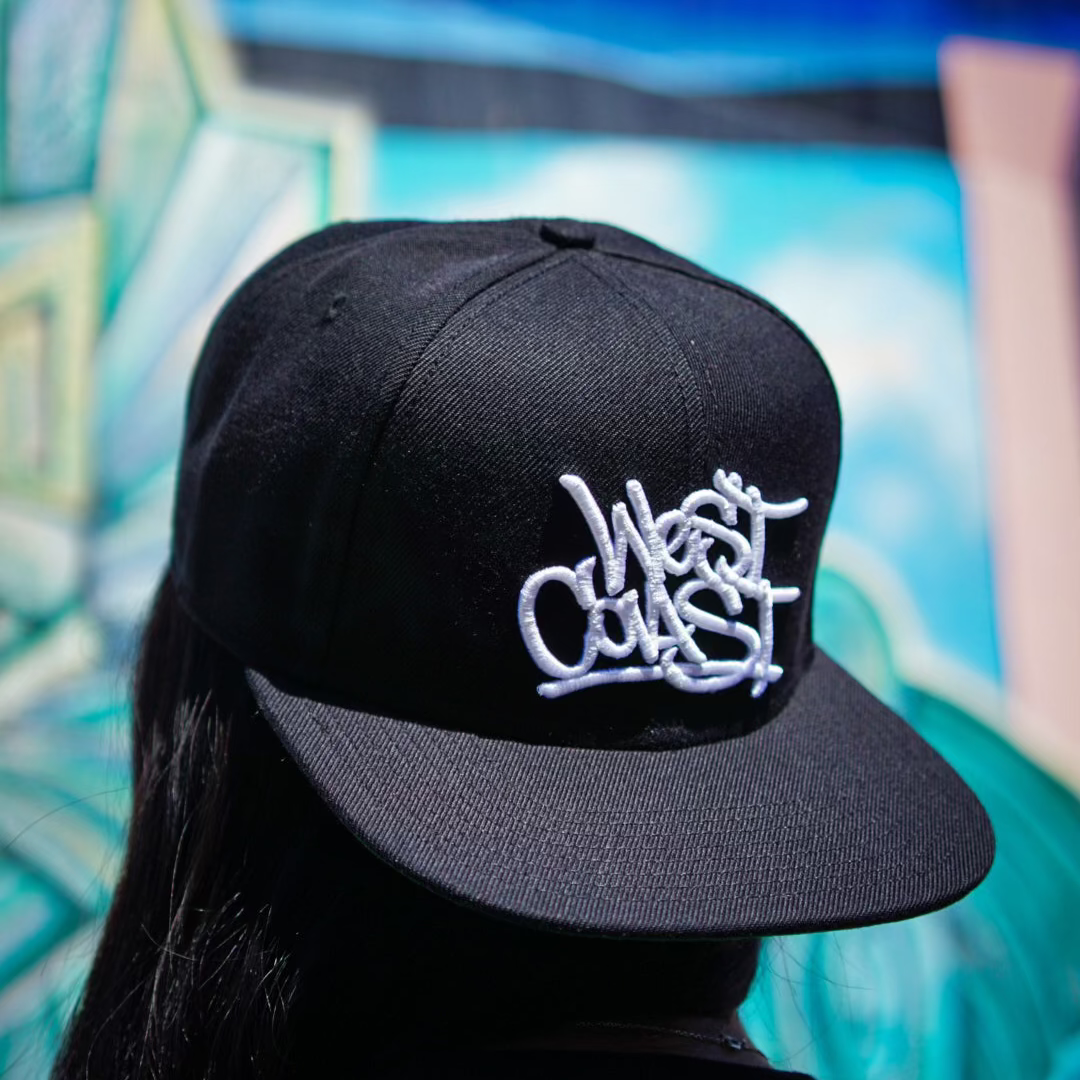 Dyse One West Coast Tag Snapback Hat – Black
