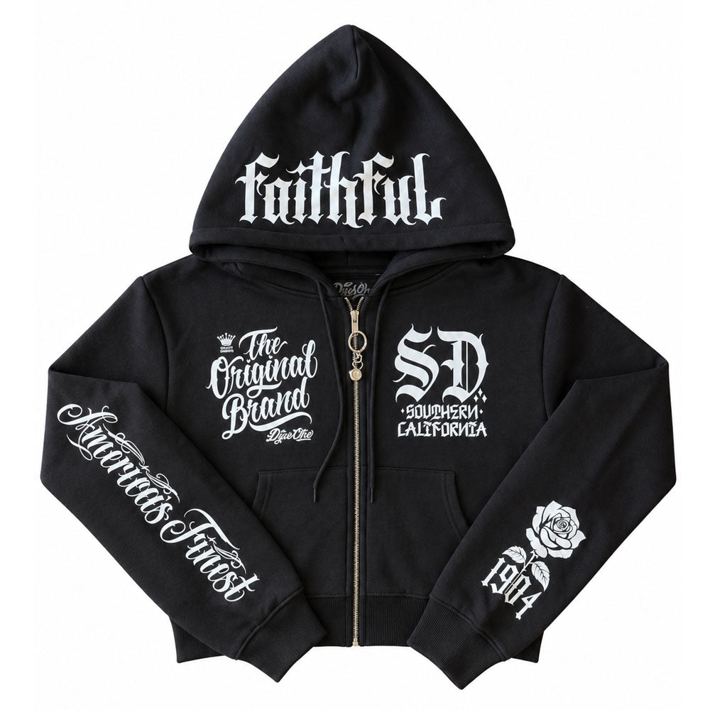 Dyse One San Diego Crop Zip Hoody