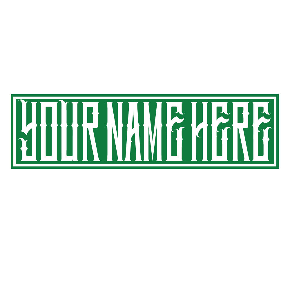 Dyse One Custom Street Name Sign – 10” x 36”