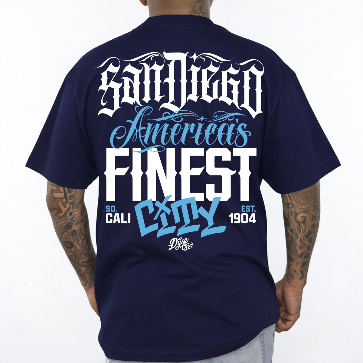 Dyse One San Diego AFC  Heavyweight Tee Navy