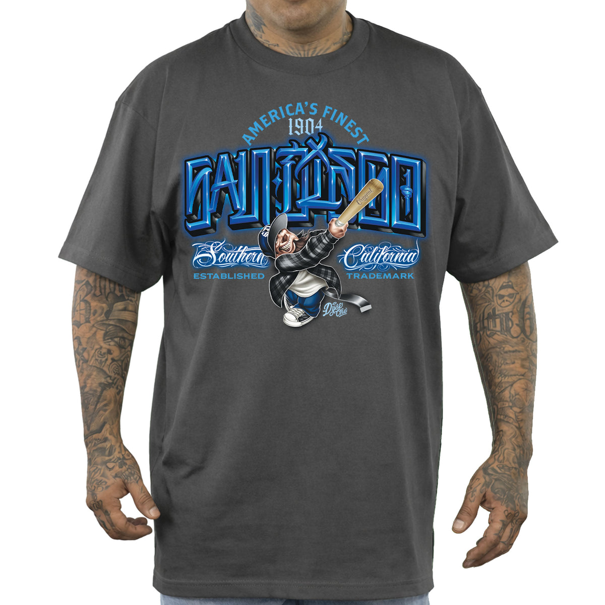 Dyse One San Diego Beveled  Heavyweight Tee Grey