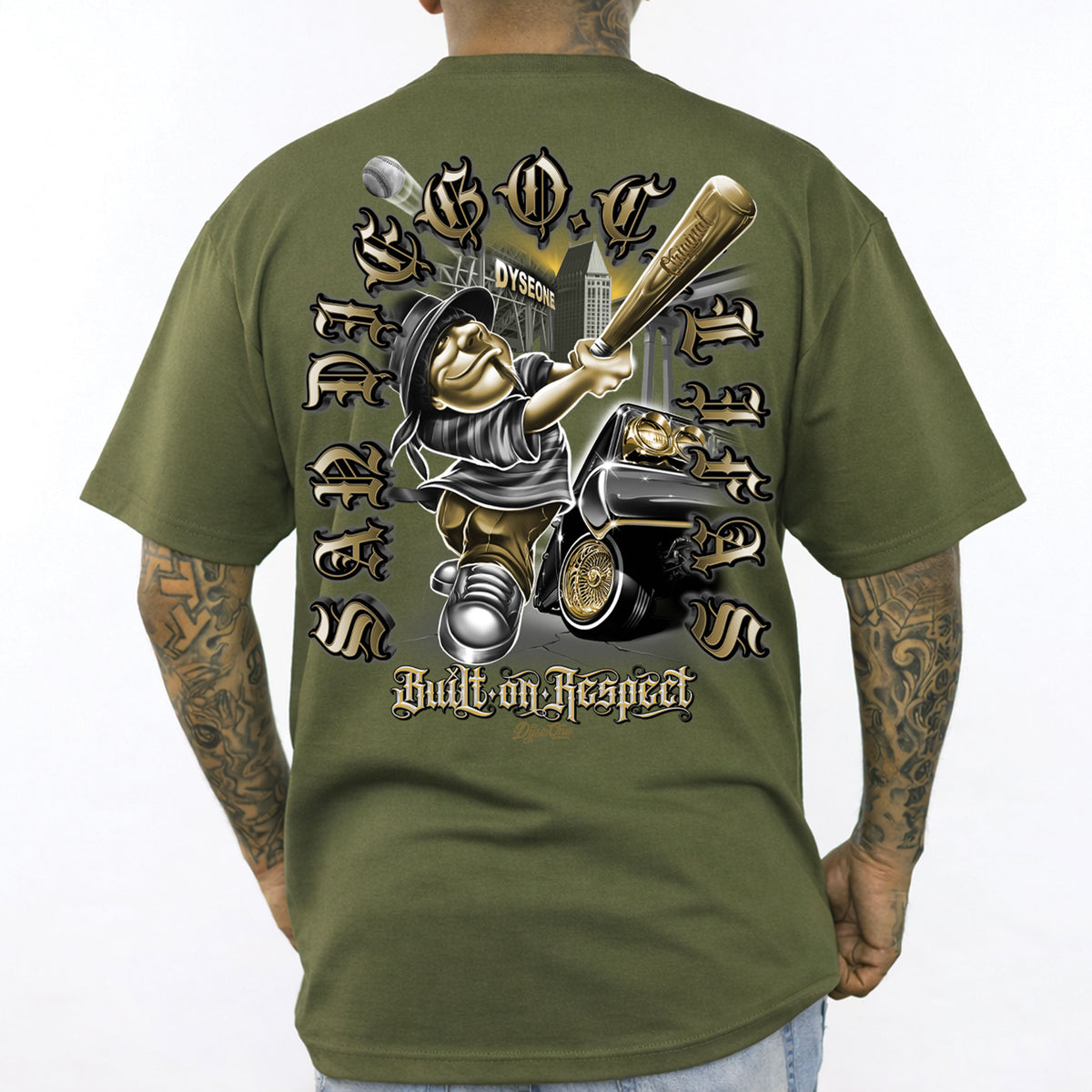 Dyse One San Diego Swinger  Heavyweight Tee Olive