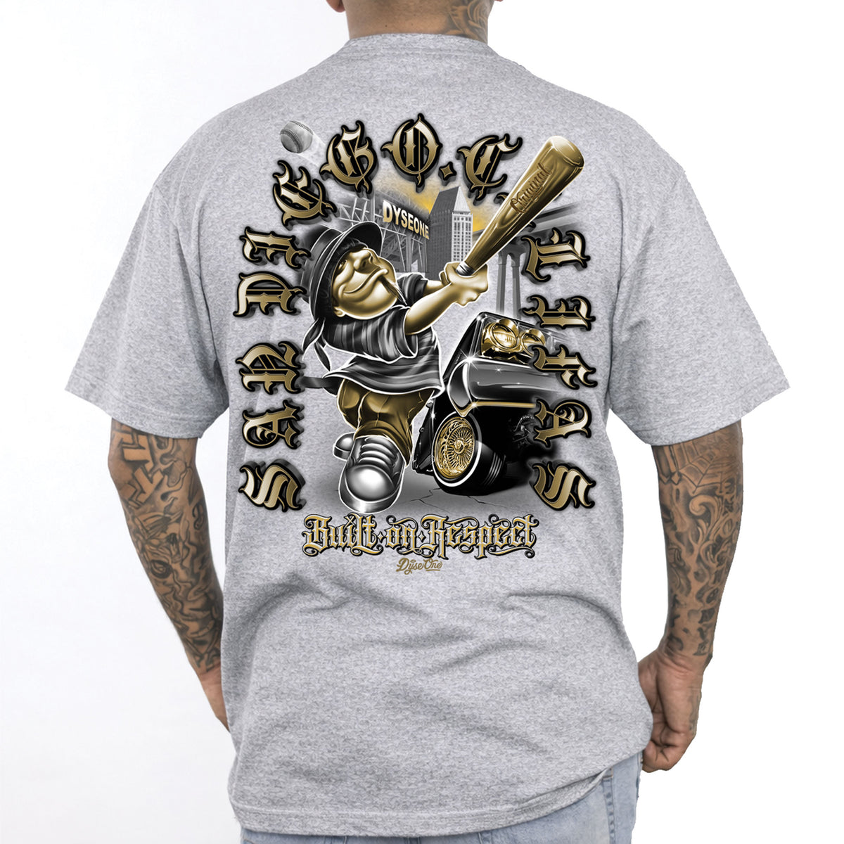 Dyse One San Diego Swinger  Heavyweight Tee Ath. Grey
