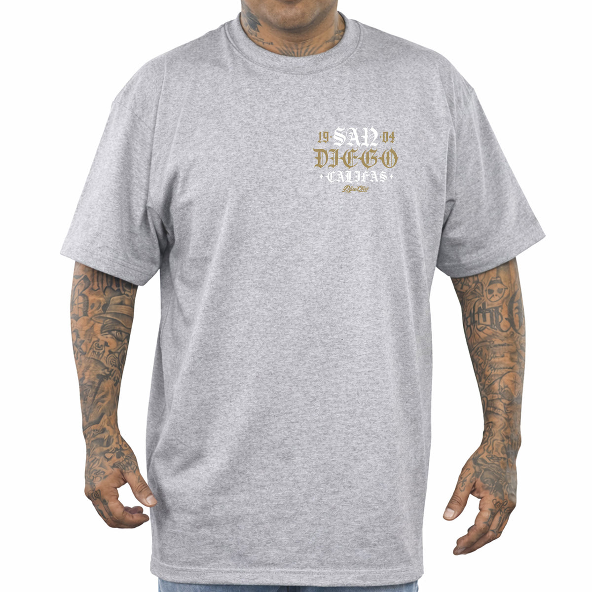 Dyse One San Diego Swinger  Heavyweight Tee Ath. Grey