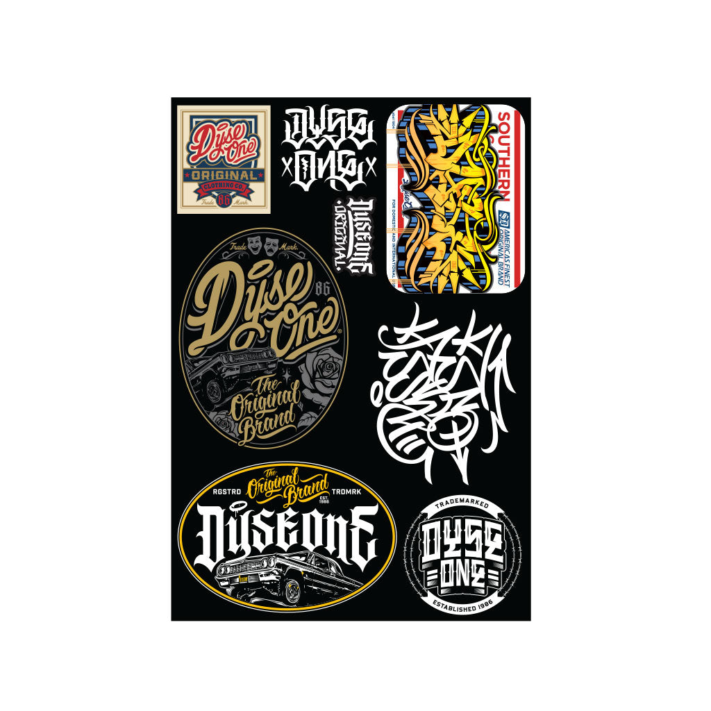 Dyse One Slaps Sticker Sheet